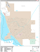 Lake Havasu City Wall Map Premium Style